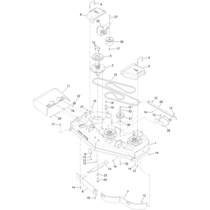 48 Inch Deck Assembly