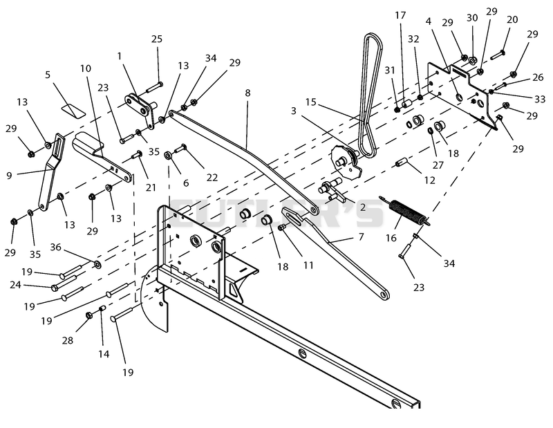 Deck Lift - Pedal