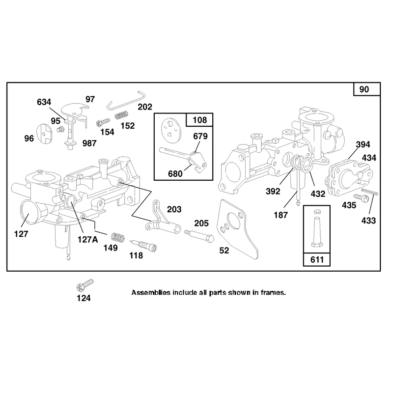 Engine Briggs and Stratton Model 135202-0263-01