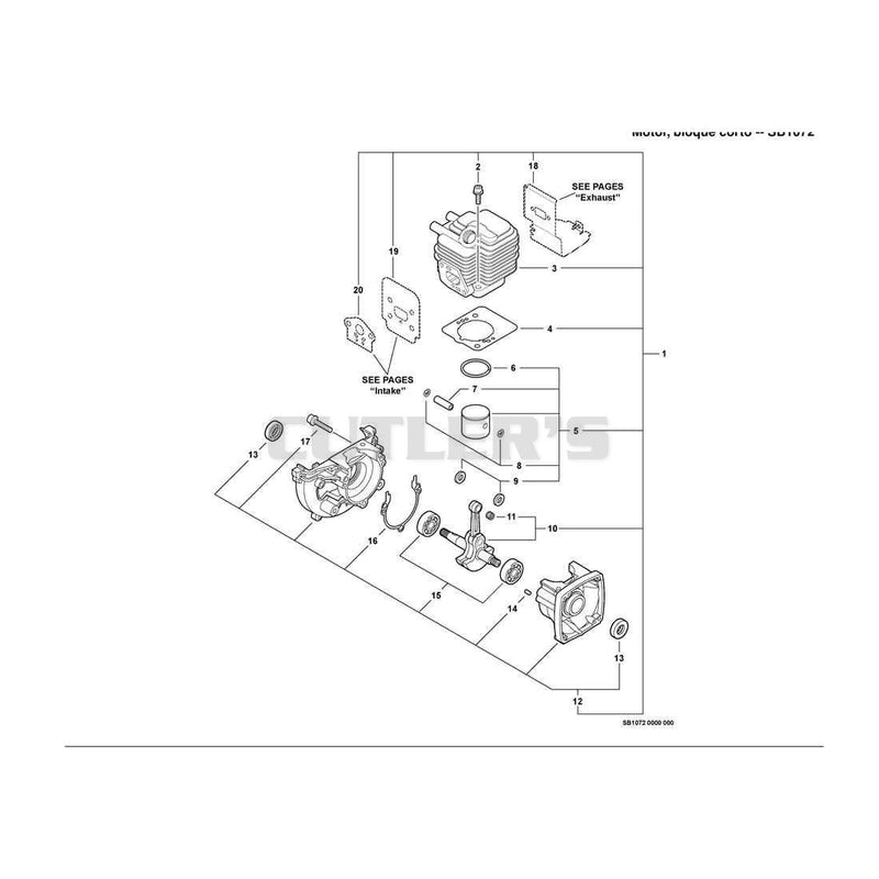 Engine, Short Block -- SB1072