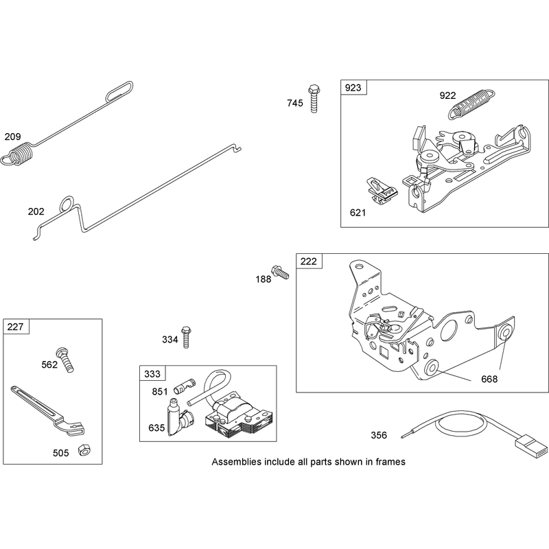 Governor Assembly Briggs and Stratton 126T02-1841-B1