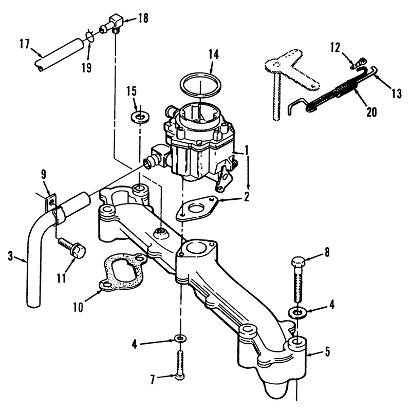 Toro Power Plus Intake Manifold