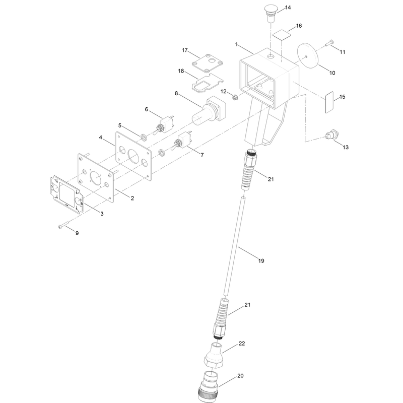 Travel Pendant Assembly No 125-1629