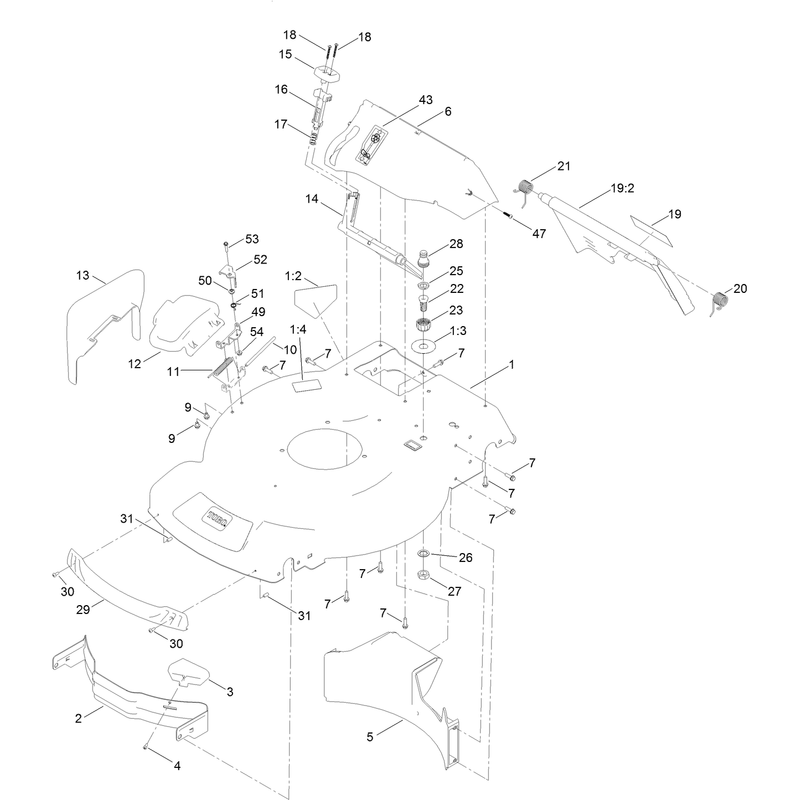 Housing and Chute Assembly