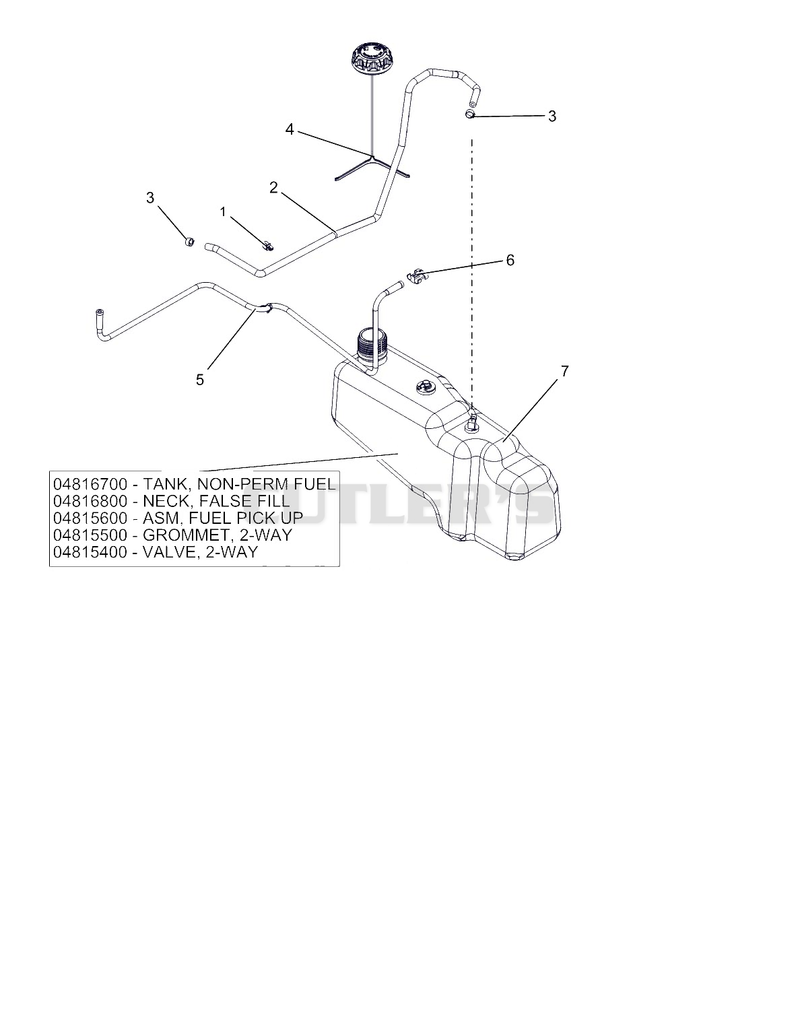 Fuel System - Non-CARB