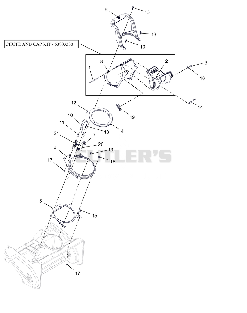 Discharge chute - Manual