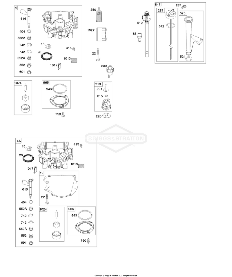 Engine Sump, Oil Pump, Dipstick/Tube Assembly