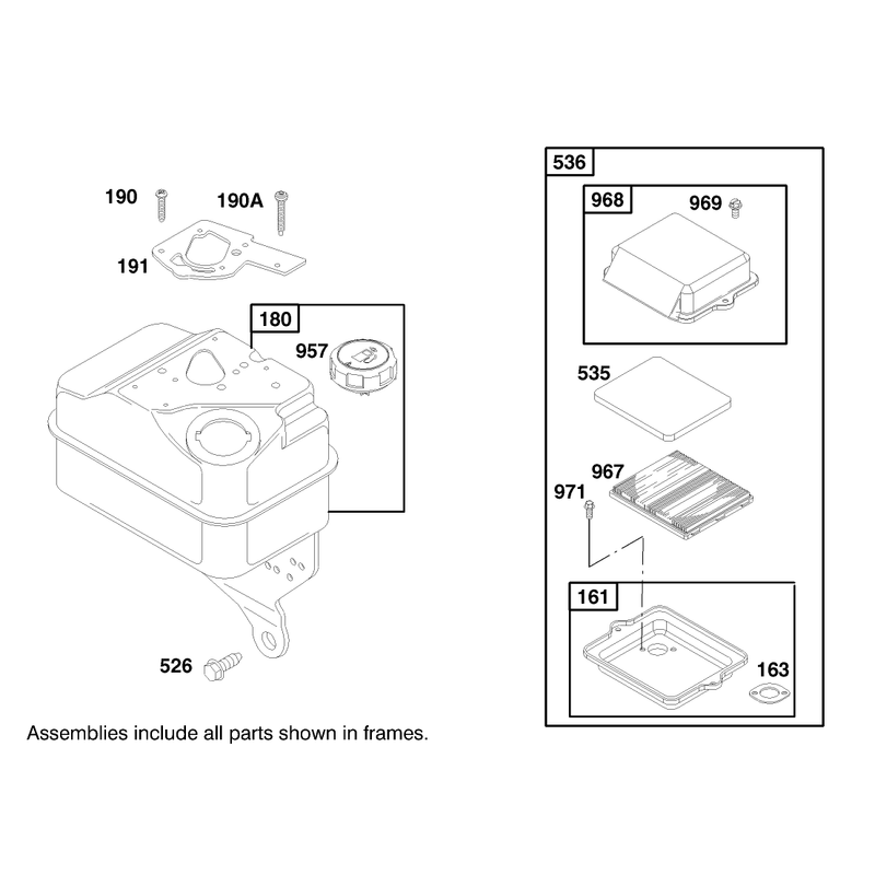 Engine Briggs and Stratton Model 92252-0129-02