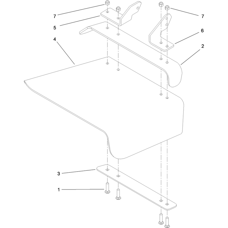 Rubber Deflector Assembly No. 108-2792