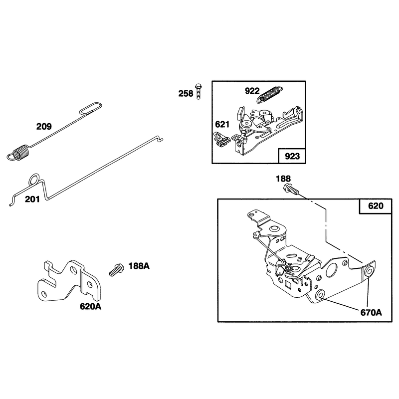 Engine Briggs and Stratton Model 12f802-0667-01