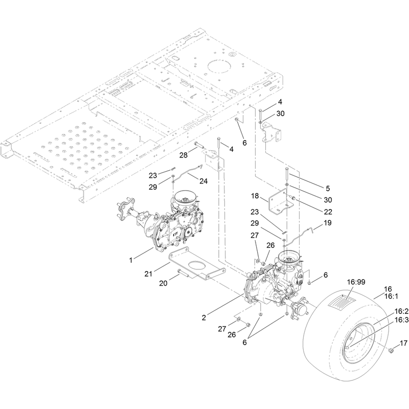 Hydro Transaxle Assembly