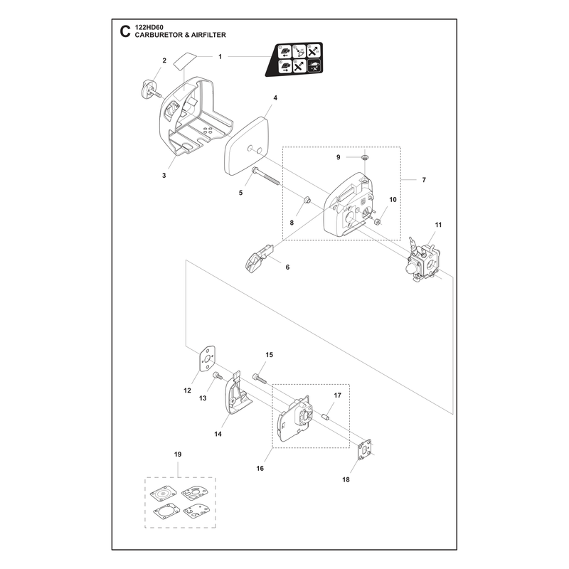 CARBURETOR AND AIR FILTER
