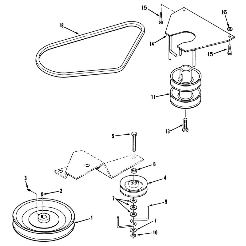 Drive Belt & Pulley Assembly