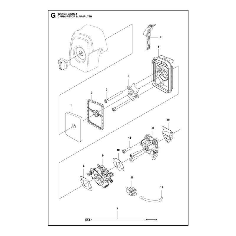 CARBURETOR AND AIR FILTER