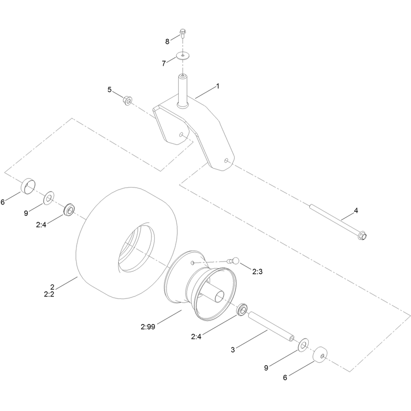 Caster Wheel Assembly