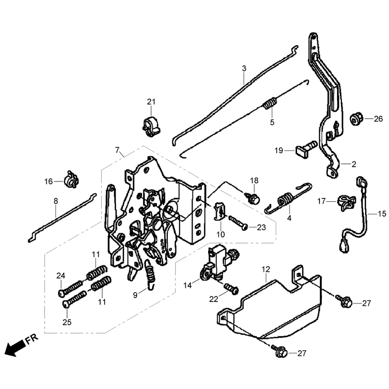Control Assembly Honda GXV160UH2-T1AH