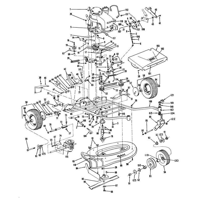 34in Hevi Duty Parts List