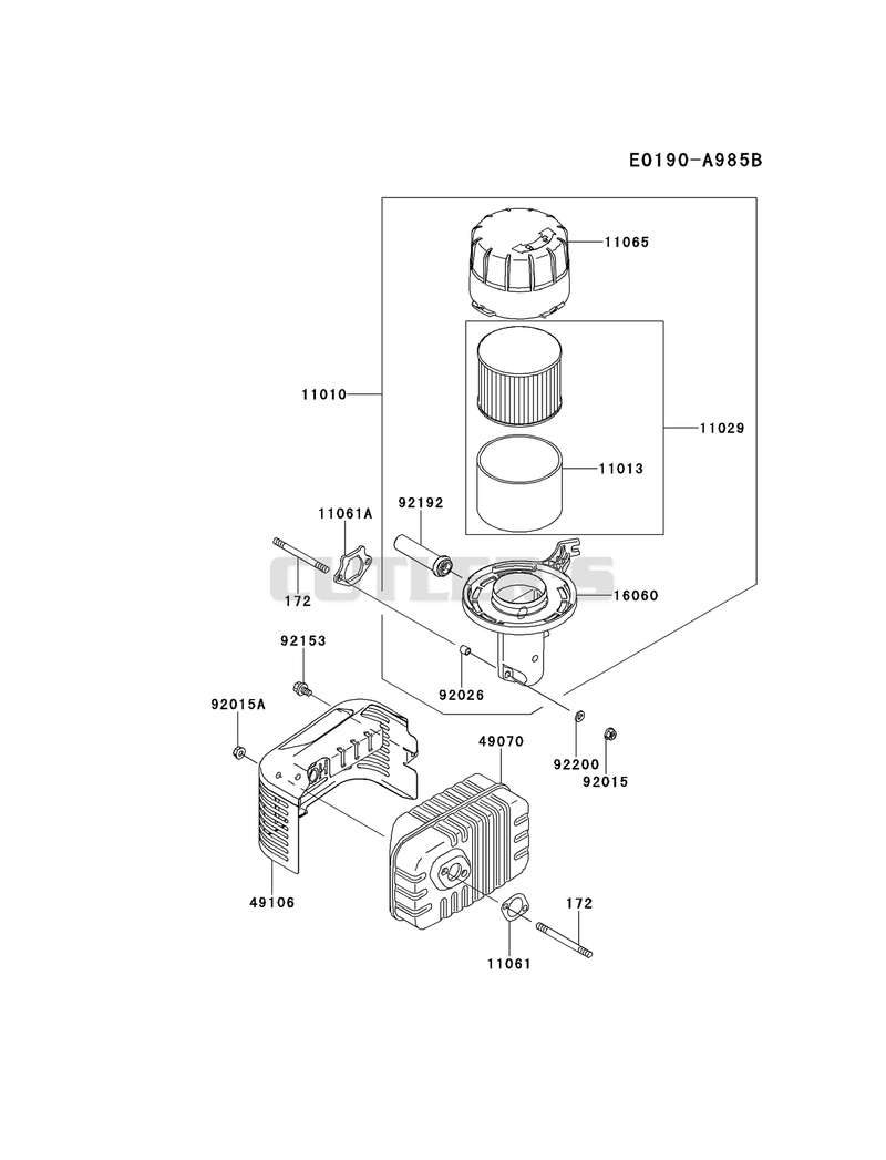 AIR-FILTER/MUFFLER