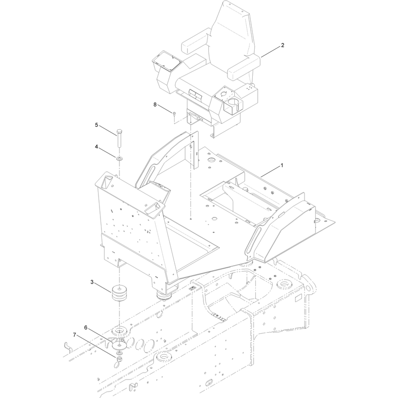 Operator Platform and Seat Assembly