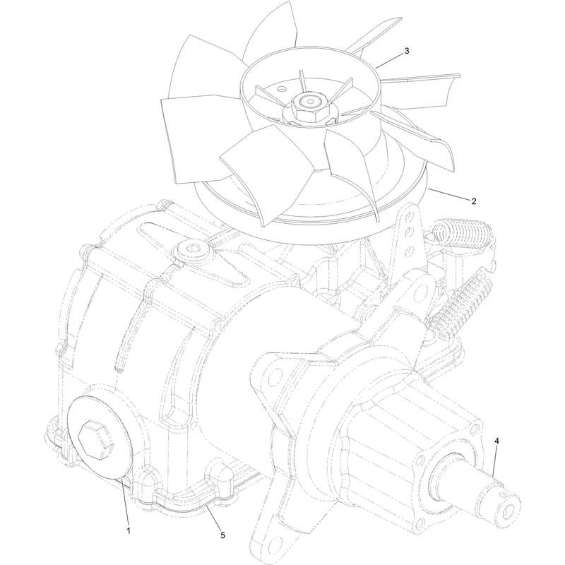 RH Hydro Transaxle Assembly No 132-8803