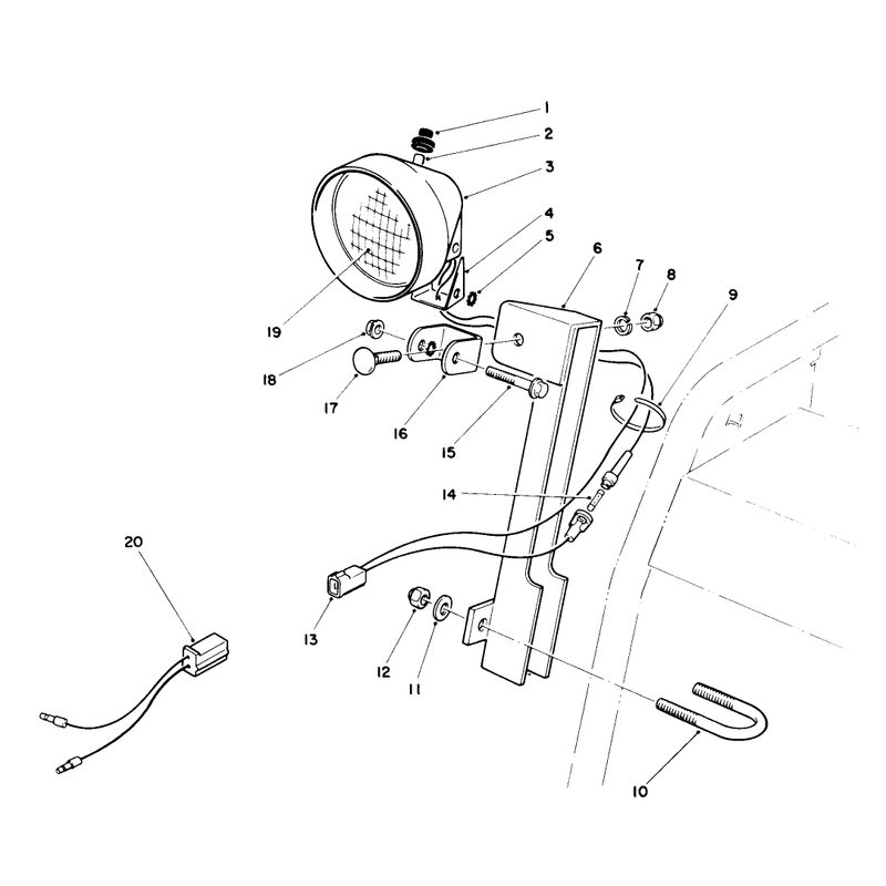 Light Kit No. 66-7950 (optional)