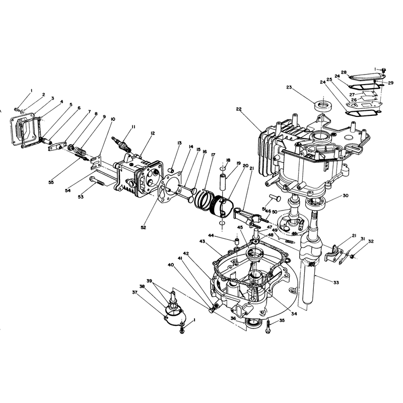 Engine Assembly Model No Vmg6
