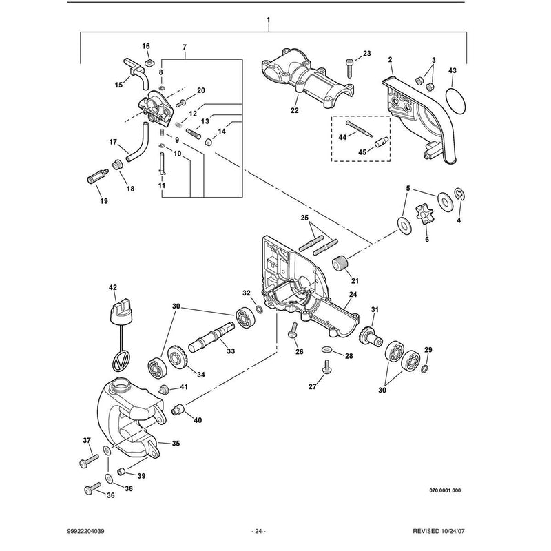 Gear Case, Auto-Oiler