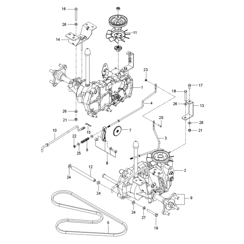 HYDRAULIC PUMP - MOTOR
