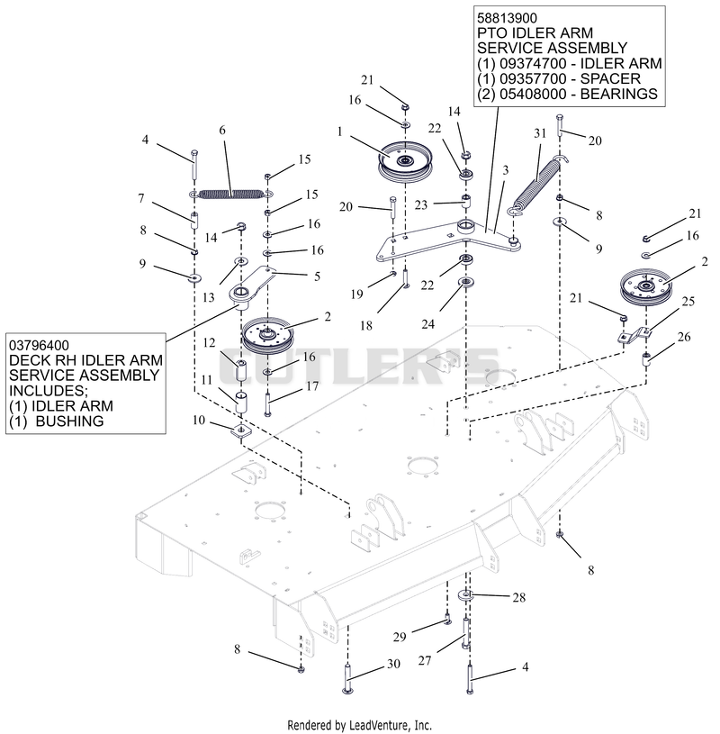 Idlers and Sheaves - 52"