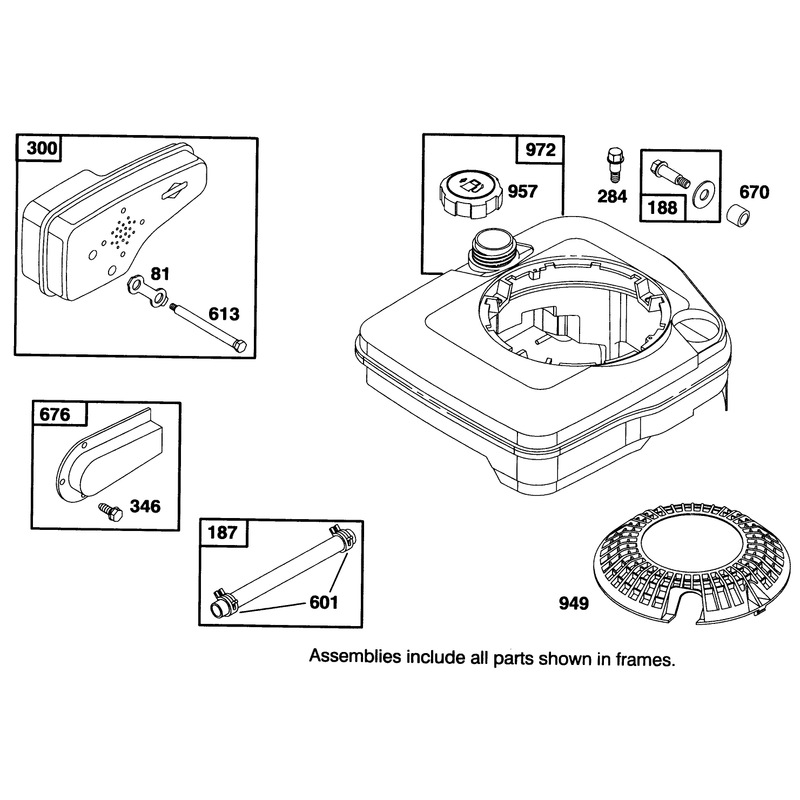 Engine Briggs and Stratton Model 122702-0206-01