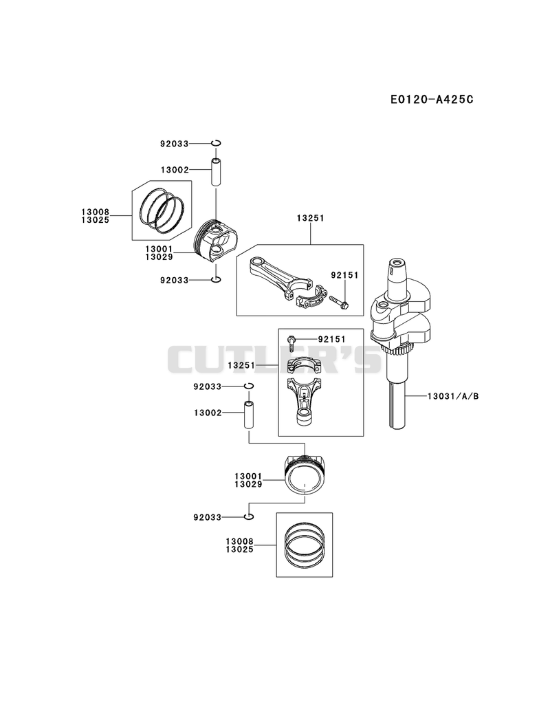 PISTON/CRANKSHAFT