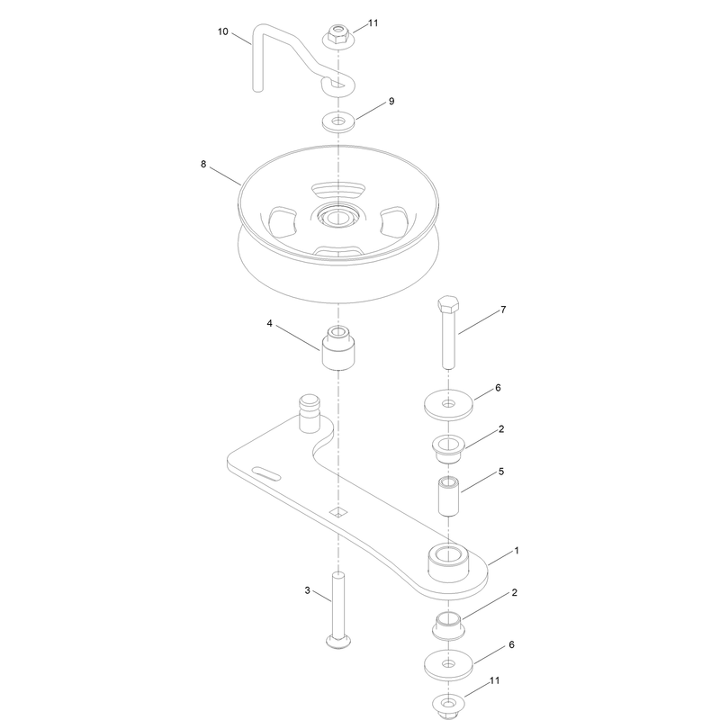 Idler Arm Assembly No. 161-6406