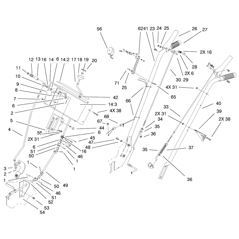 Handle & Controls Assembly