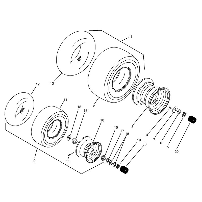 Wheels and Tires Assembly
