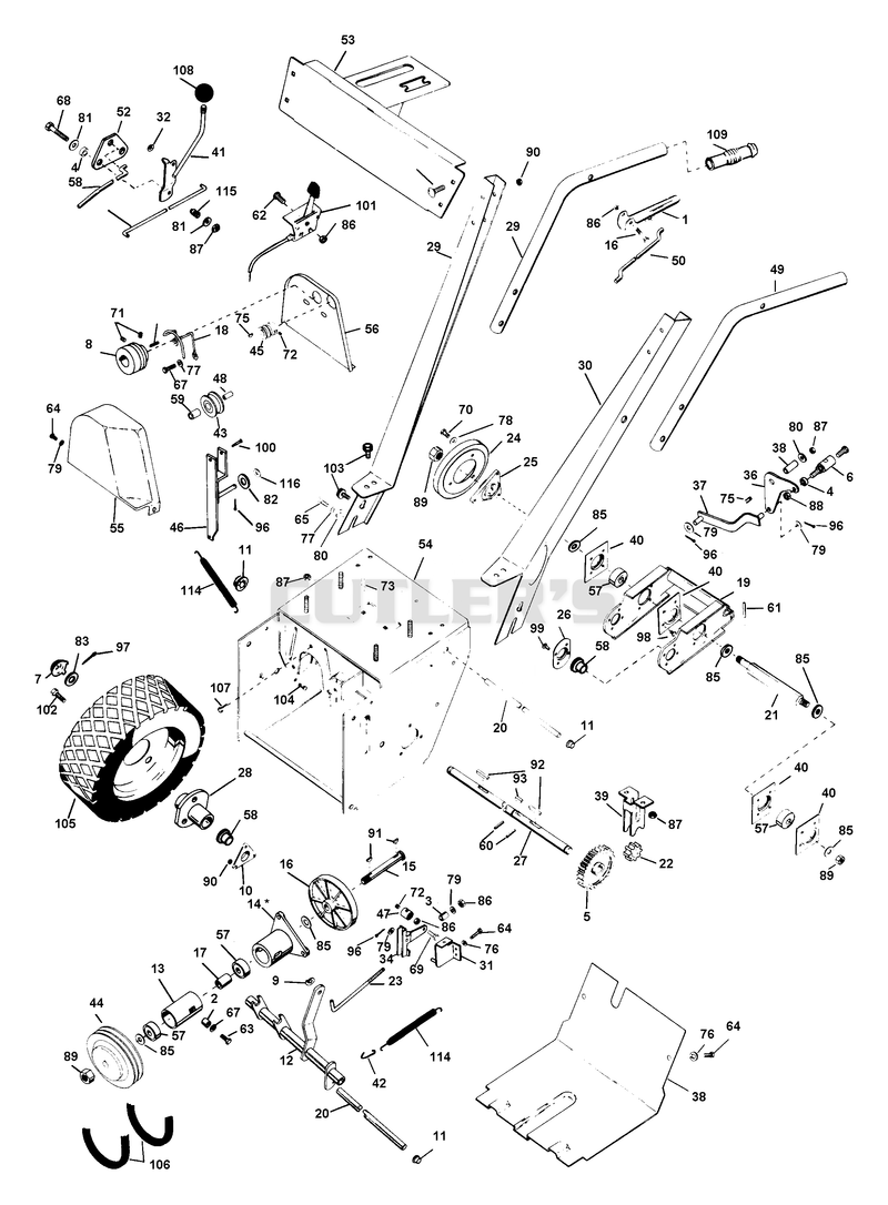 TRACTOR PARTS LIST