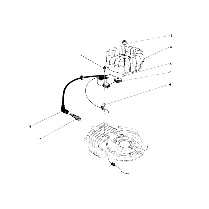 Flywheel and Magneto Assembly