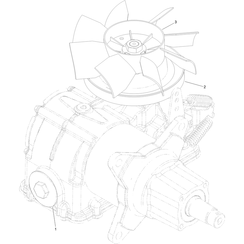 RH Hydro Transaxle Assembly No 132-8803