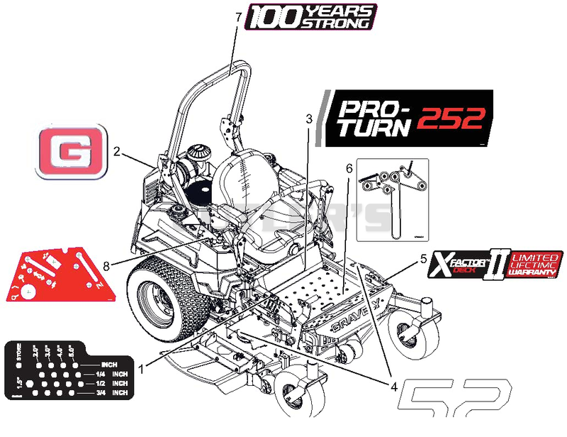 Decals - Style - 52" - Non-EFI
