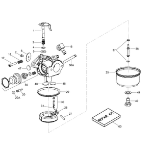 Carburetor Assembly No 640350 Tecumseh LV195XA-362086E