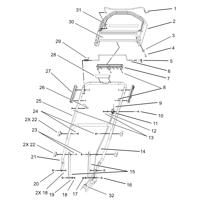 Handle and Control Assembly