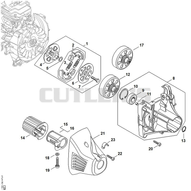 Clutch, Clutch housing