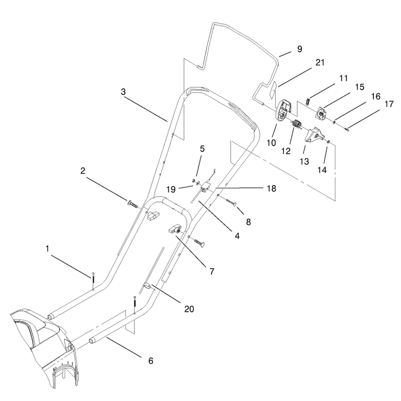 Handle and Controls Assembly