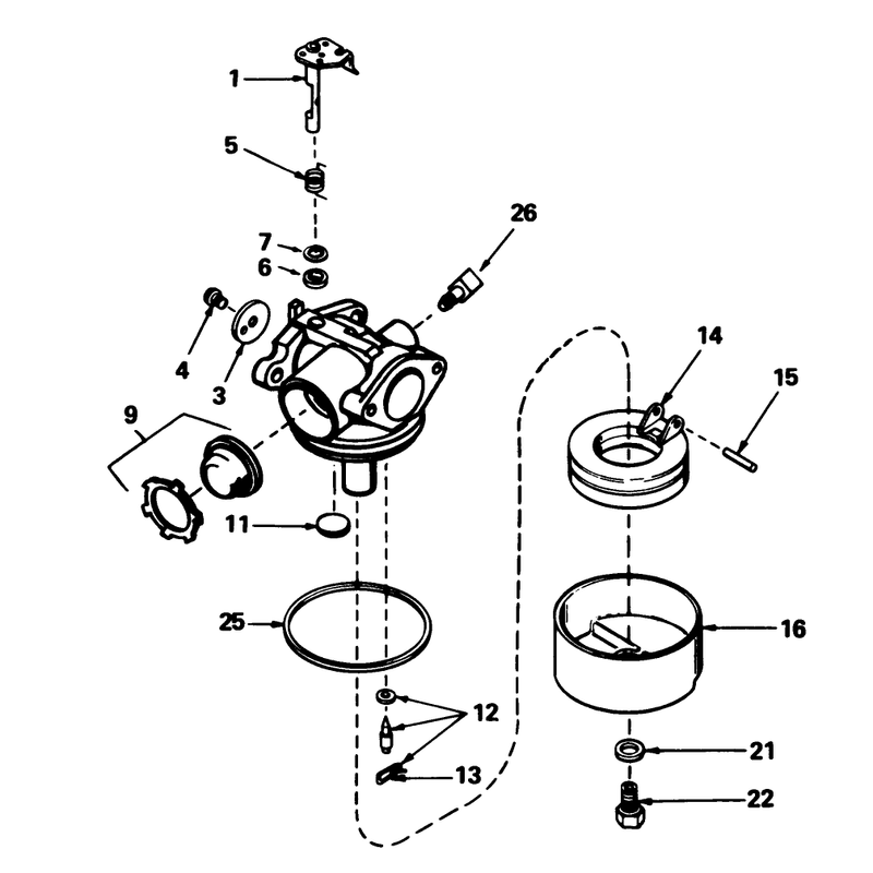 Carburetor No 632098