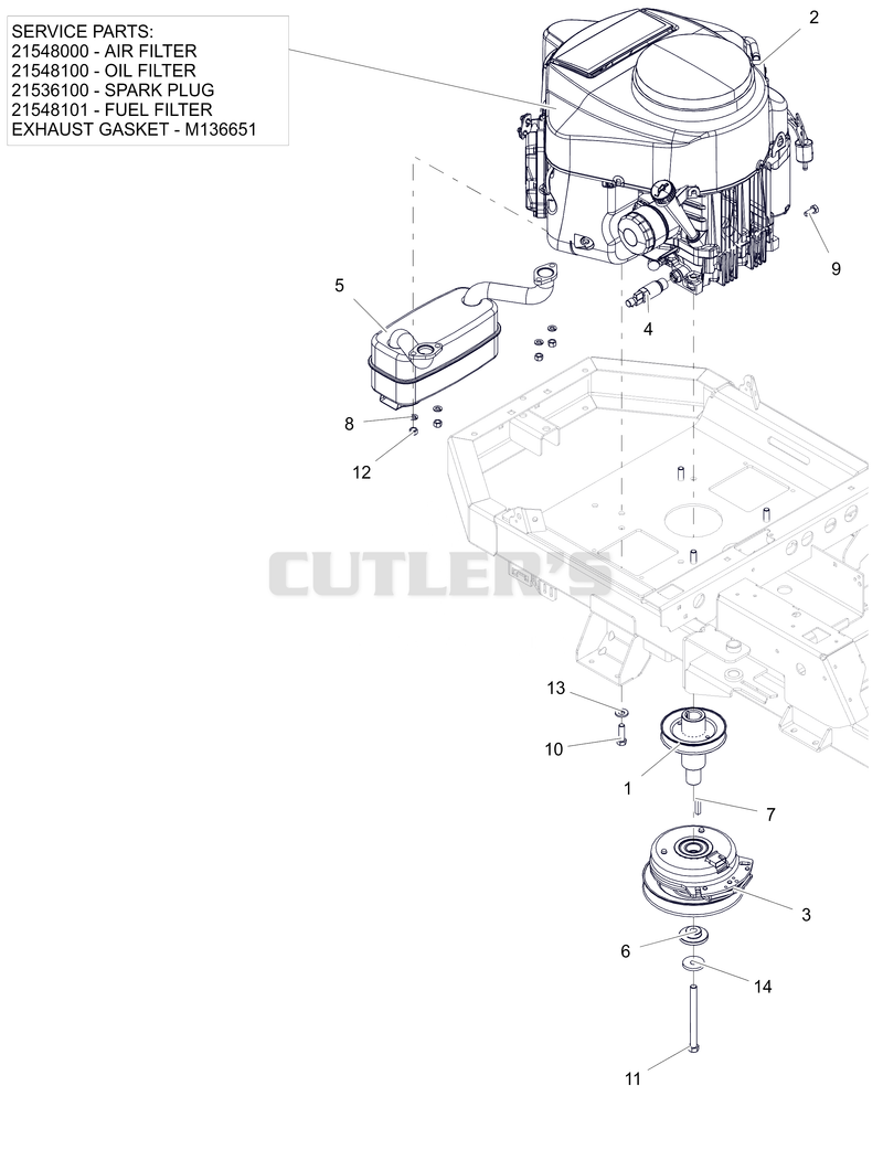 Engine - Kawasaki FR651V