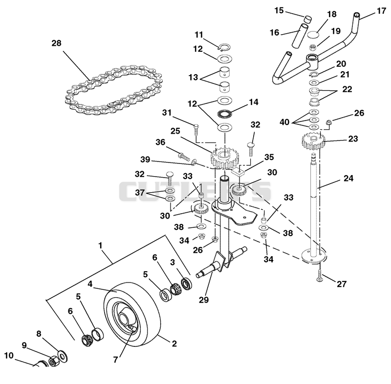Steering And Rear Wheels