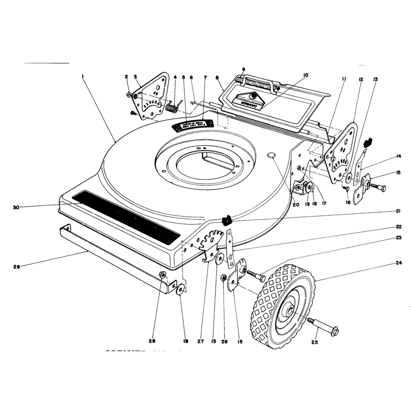 Mower Housing Model No 16880