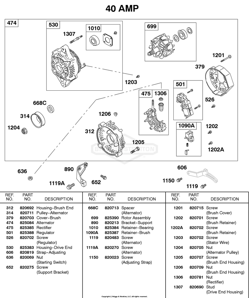 Alternator  40 AMP