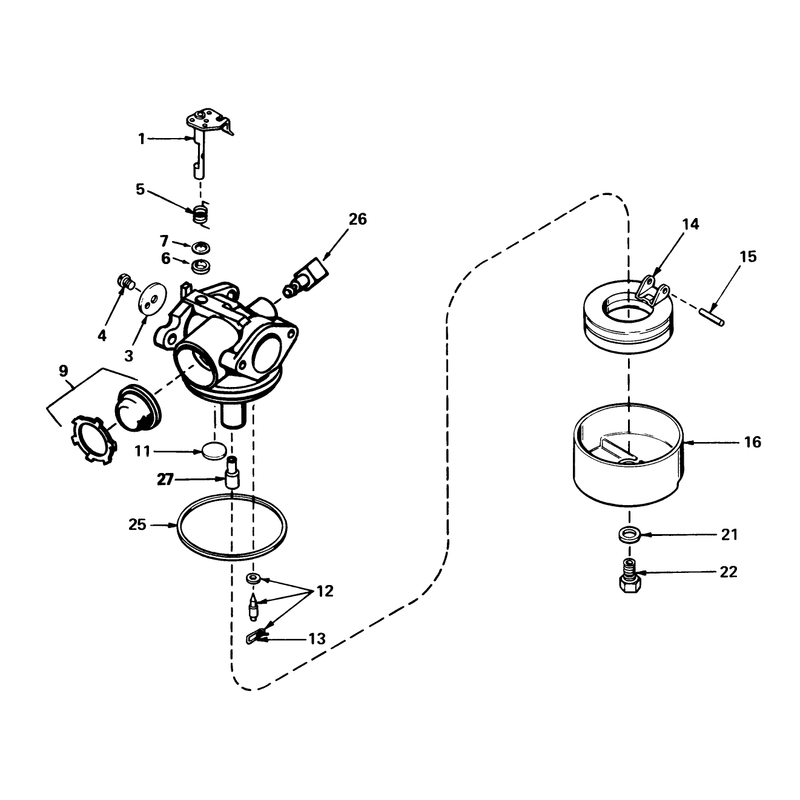 Carburetor No 632050a