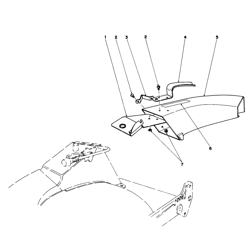 Side Discharge Chute Model No 59108 Optional