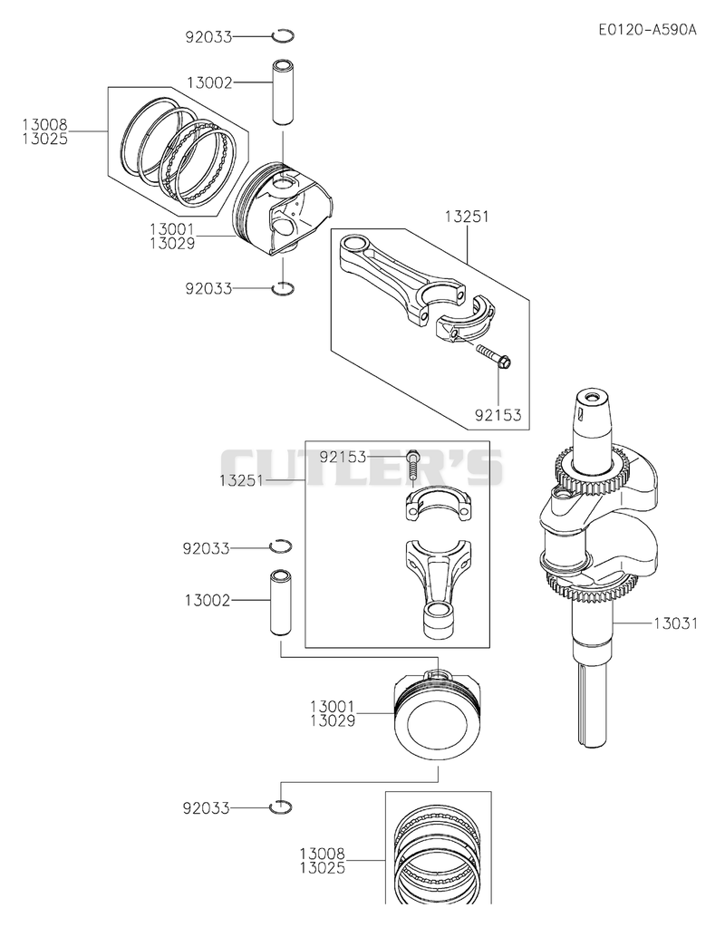 PISTON/CRANKSHAFT